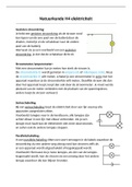 UITGEBREIDE SAMENVATTING - Natuurkunde (Nask1) H8 Elektriciteit (MAVO 4)