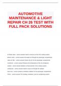 ASE AUTO MAINTENANCE AND LIGHT REPAIR COMPILATION BUNDLE EXAM