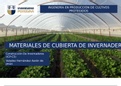 MATERIALES DE CUBIERTAS DE INVERNADEROS