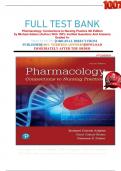 FULL TEST BANK Pharmacology: Connections to Nursing Practice 4th Edition by Michael Adams (Author) With 100% Verified Questions And Answers Graded A+ 