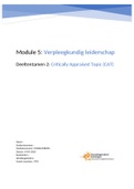 Module 5 verpleegkundig leiderschap-deeltentamen 2- Critically Appraised Topic (CAT)