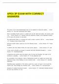 APEA 3P EXAM QUESTIONS WITH CORRECT ANSWERS.