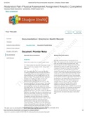 NRWeek 5 Focused Exam Shadow Health-Abdominal Pain Assessment Advanced Physical Assessment 