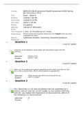 NURS 6512N Midterm Exam 3 (100 out of 100)