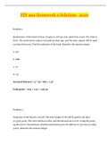 FIN 494 Homework 2 Solutions_2020 | FIN494 Homework 2 Solutions_Graded A