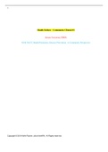 Case Study Health Failure – Community Clinical #1, NUR 3047C Health Promotion, Disease Prevention A Community Perspective, Heart Failure, Home Health Reasoning 1 of 2, FIRST Home Health Nurse Visit, Frank Smith, 75 years old, (Latest 2021) Correct Study G