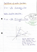 MAM2000W: Derivatives and Integrals of Vector Functions Summary