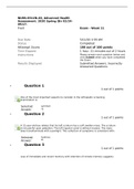 NURS-6512N Advanced Health Assessment, Week 11 Final Exam  (100 out of 100)