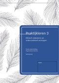 Praktijkleren 3 Klinisch redeneren