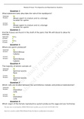 HIM G150/PHA 1 Module 05 Quiz- The Digestive and Reproductive Systems