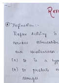 short summary on reflex activity