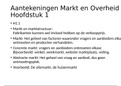 Module Markt en Overheid