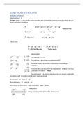 Samenvatting Introduction to Genetic Analysis, ISBN: 9781429276344  Genetica En Evolutie (5102GEEV6Y)