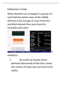 2020/2021 class 10 notes for Periodic Classification of Elements.