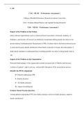 EBP task1.docx  C-361  C361 - MLM1  €“ Performance Assessment 1  College of Health Professions, Western Governors University C361: Evidence-Based Practice and Applied Nursing Research   C361 - MLM1  €“ Performance Assessment 1  Impact of the Problem on th