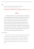 D170  Task 3.docx  D081  K J M 2  €” K J M 2 TA S K 3 : T E A C H E R - S T U D E N T   I N T E R A C T I O N S  A N D  R E F L E C T I O N  CREATING AND MANAGING ENGAGING LEARNING ENVIRONMENTS  €” D170  A1: PROBLEM  One problem that I might prevent or so