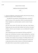 c489.docx  C-489  Western Governors University  Organizational System and Quality leadership  Task 1  A.  Discuss how the application of nursing-quality indicators could assist the nurses in this case in identifying issues that may interfere with patient 