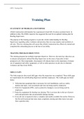 Training and Development task 1.2.docx  XWT1: Training Plan  Training Plan  STATEMENT OF PROBLEM AND PURPOSE  Alliah Construction unfortunately has experienced a hand full of serious accidents lately. In addition to that, The OSHA inspector has suggested 