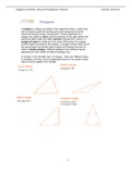 MAT 1500 - Polygons, Perimeter, Area and Pythagorean Theorem. Study Guide.