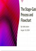 MBA-580 Presentation Module 4 Stage_Gate Process and Flowchart