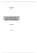 THE ASIAN DEVELOPMENT BANK LOAN FOR KERALA (INDIA):  THE ADVERSE IMPLICATIONS AND SEARCH FOR  ALTERNATIVES