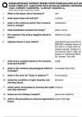 HAWAII MASSAGE THERAPY BOARD STATE EXAM 2024-2025 ACTUAL EXAM COMPLETE QUESTIONS WITH DETAILED VERIFIED ANSWERS (100% CORRECT ANSWERS) / ALREADY GRADED A+ S