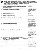 HAWAII MASSAGE THERAPY BOARD STATE EXAM 2024-2025 PRACTICE EXAM COMPLETE QUESTIONS WITH DETAILED VERIFIED ANSWER(100% CORRECT ANSWERS) / ALREADY GRADED A+ S