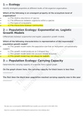 Ashford University - SOPHIA PATHWAY Sophia - Environmental Science - Unit 2 Challenge 2/Verified Answers.