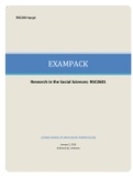 RSC2601 EXAM PACK 2023