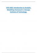 ISYE 6501 Introduction to Analytic  Modelling Homework 1 Georgia  Institute of Technology.