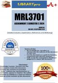 MRL3701 Assessment 2 Semester 2 DUE 20 September 2024