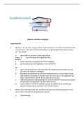 Exam (elaborations) ATI Med-Surg Proctored Exam  Simulation Learning System for Lewis Medical-Surgical Nursing, ISBN: 9780323079136