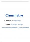 Class 12th Chemistry 2024: Solution Chapter Study Guide & Class Notes | Chemistry made easy | chemistry simple 