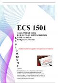 ecs1501 Assignment 8 2024 due date 09 september 2024 time 11:00 pm ( complete answers ) distinction guaranteed 