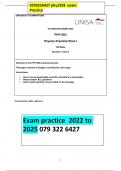  phy1503 exam practical practice 2022 to 2024