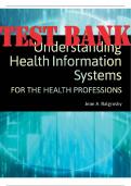 Test Bank for Understanding Health Information Systems for the Health Professions, 1st Edition by Balgrosky