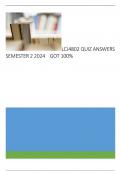 LJU4802 assignment 2 (quiz answers) semester 2 2024