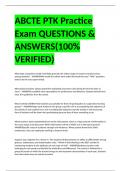 ABCTE PTK Practice Exam QUESTIONS & ANSWERS(100% VERIFIED)