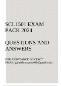 SCL1501 Exam pack 2024(Skills Course for Law Students)Questions and answers