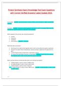 Protein Synthesis Exam/ Knowledge Test Exam Questions with Correct Verified Answers/ Latest Update 2024.