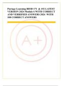 Portage Learning BIOD 171  & 152 LATEST VERSION 2024 Module 6 WITH CORRECT AND VERRIFIED ANSWERS 2024  WITH 100 CORRECT ANSWERSPortage Learning BIOD 171  & 152 LATEST VERSION 2024 Module 6 WITH CORRECT AND VERRIFIED ANSWERS 2024  WITH 100 CORRECT ANSWERSP