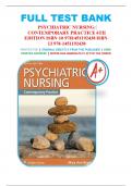 Test Bank for Psychiatric Nursing: Contemporary Practice 6th Edition by Mary Ann Boyd| 9781451192438| All Chapters 1-43|LATEST