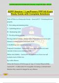 ADPP Session 1 Law/Powers PPP145 Exam Study Guide with Complete Solutions