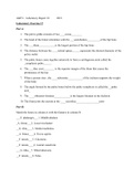 A&P 1: Lab 10: Skeletal system; pelvic girdle and lower limb