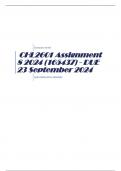 CHL2601 Assignment 8 2024 (165437) - DUE 23 September 2024