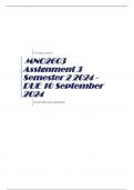 MNO2603 Assignment 3 Semester 2 2024 - DUE 10 September 2024