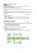 Operationsmanagement H1-H5 / H7-H12 Nederlands geschreven.