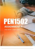 PEN1502 assignment 4 2024