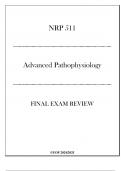 (UOP) NSG 511 Advanced Pathophysiology - Final Exam Review 20242025