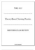 (UOP) NSG 415 Theory-Based Nursing Practice - Midterm Exam Review 20242025